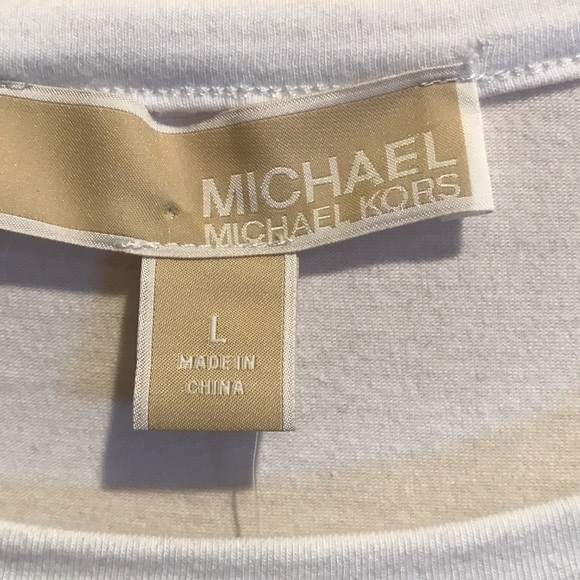 New Michael Kors White Top - Picture 2 of 6
